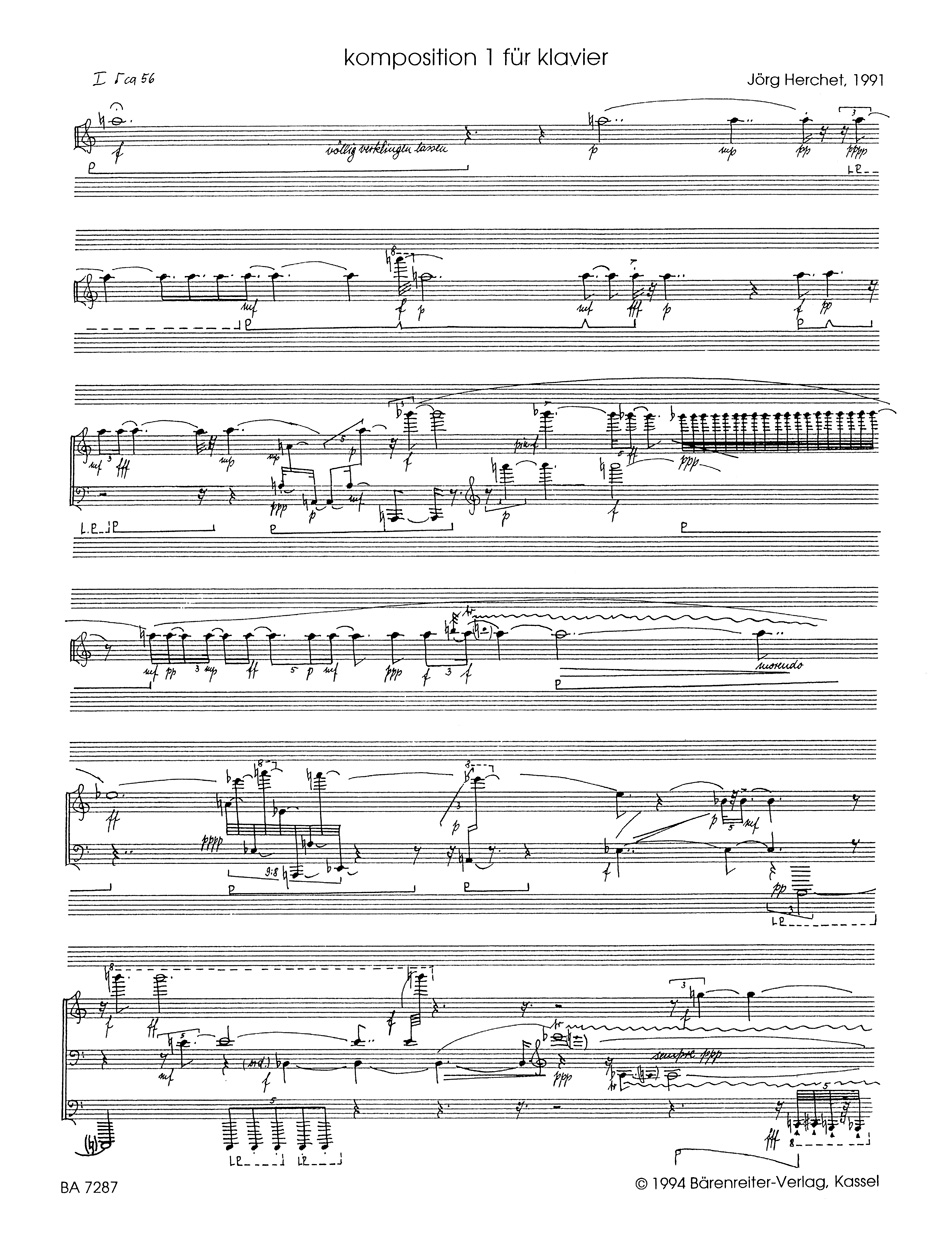 Other Cover Image Komposition 1 für Klavier (1991)