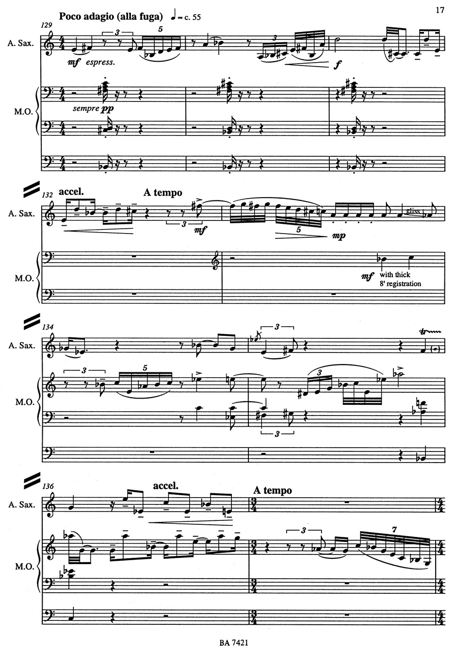Other Cover Image Network für große Orgel, kleine Orgel und/oder Keyboard, Alt-Saxophon und Sopran-Blockflöte (1996)