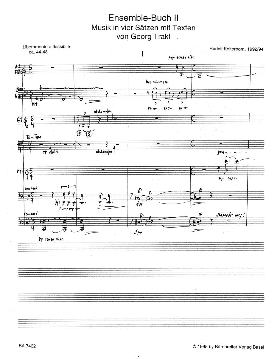 Other Cover Image Ensemble-Buch II (1992/1994)