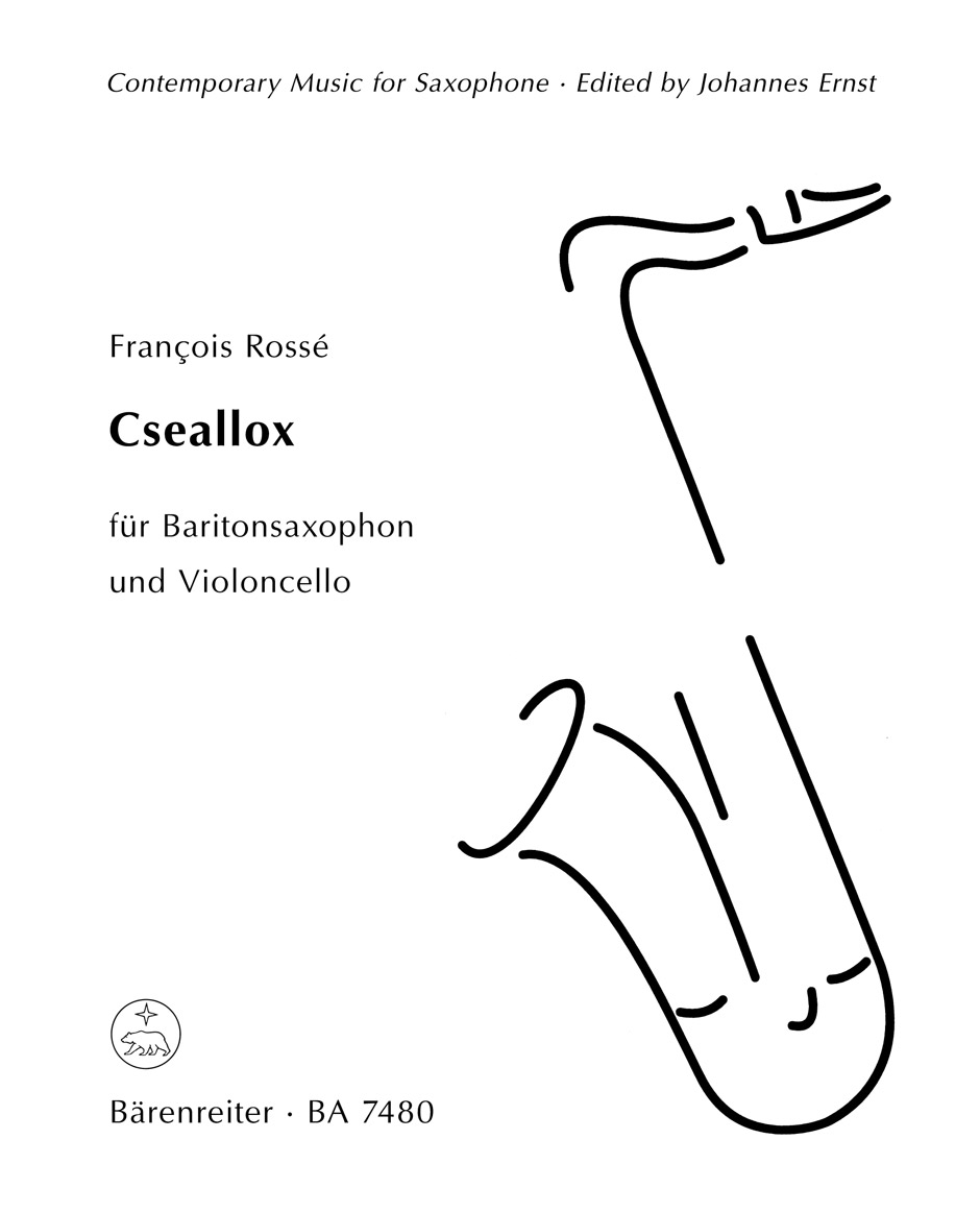 Front Cover Image Cseallox für Baritonsaxophon und Violoncello (1993)