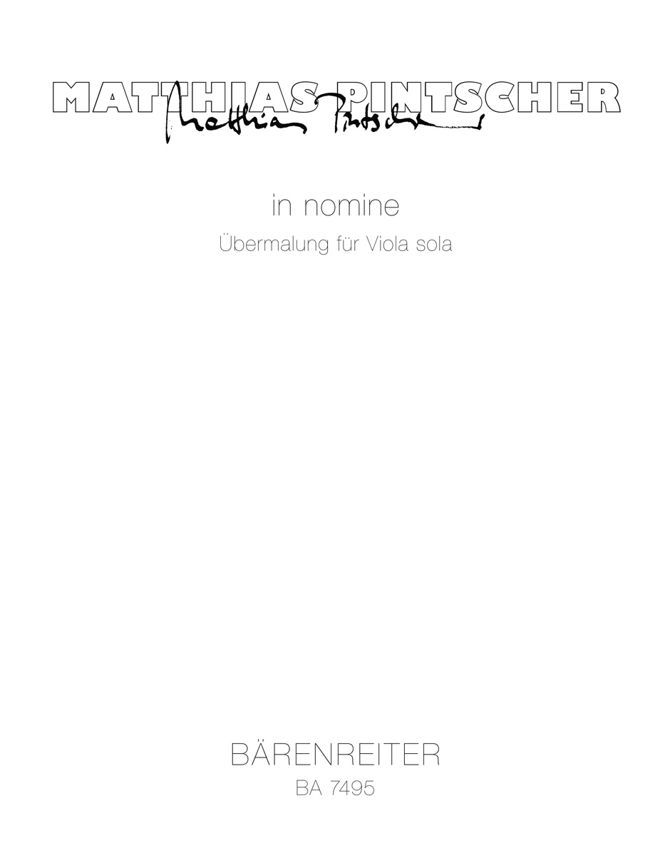 Front Cover Image in nomine (1999)