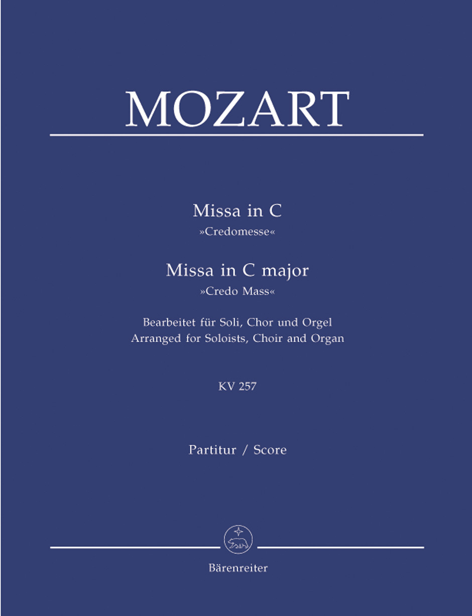 Front Cover Image Missa C-Dur KV 257 "Credomesse"