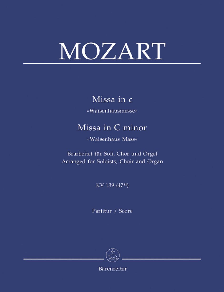 Front Cover Image Missa c-Moll KV 139 "Waisenhausmesse"