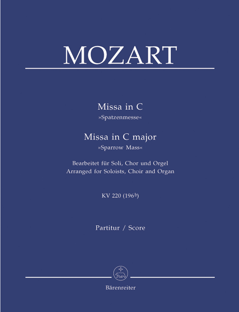 Front Cover Image Missa C-Dur KV 220 (196b) "Spatzenmesse"