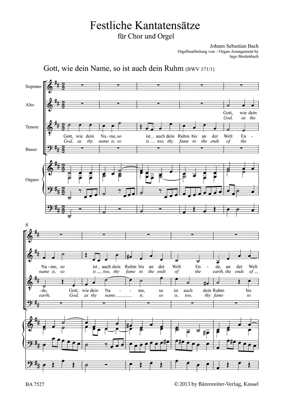 Other Cover Image Festliche Chorsätze aus Kantaten