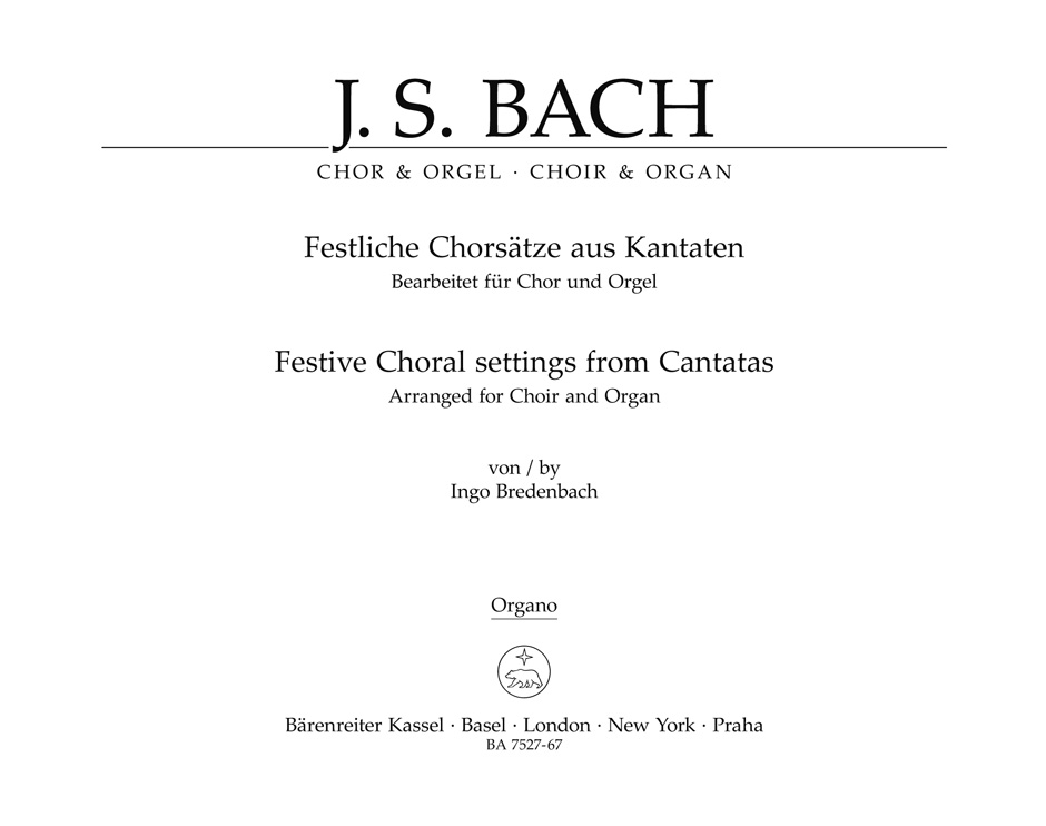 Front Cover Image Festliche Chorsätze aus Kantaten