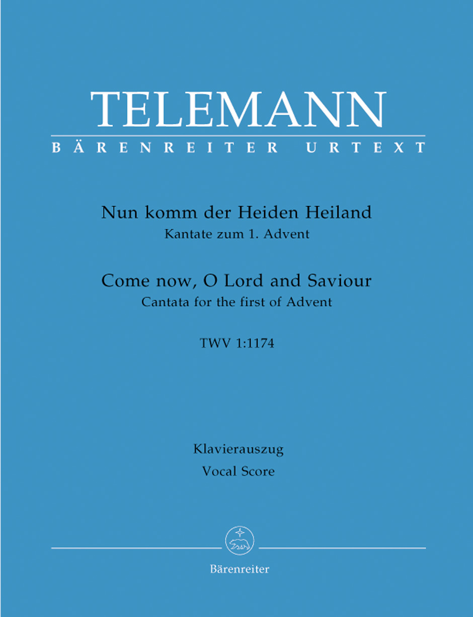 Front Cover Image Nun komm der Heiden Heiland TWV 1:1174