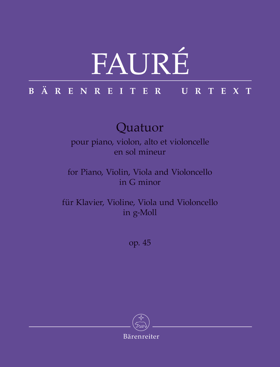 Front Cover Image Klavierquartett g-Moll op. 45 N 92