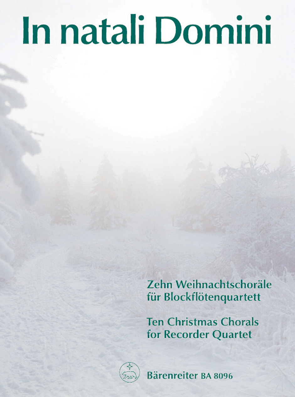 Front Cover Image In natali Domini für Blockflötenquartett