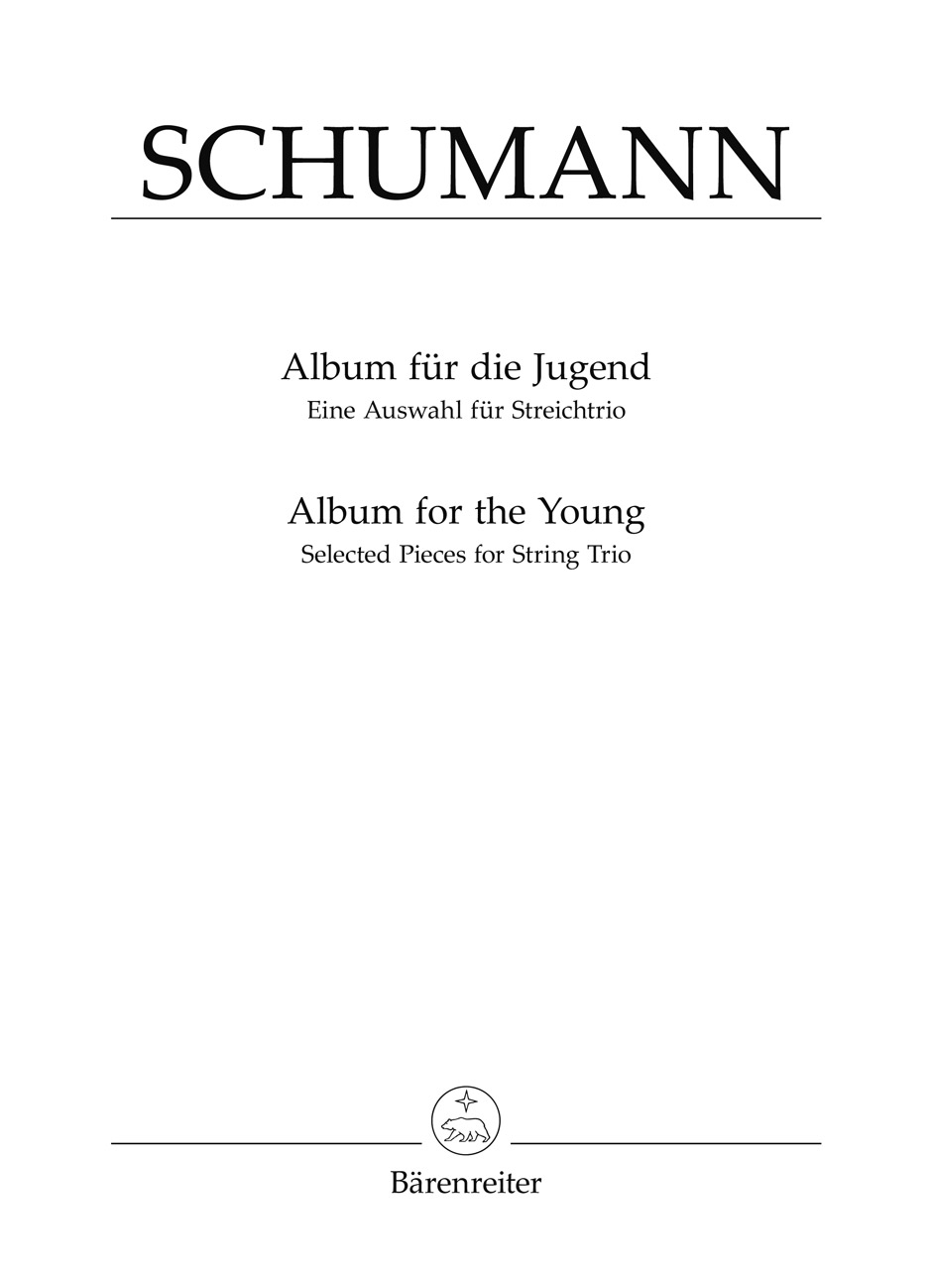 Front Cover Image Album für die Jugend. Auswahl für Streichtrio op. 68