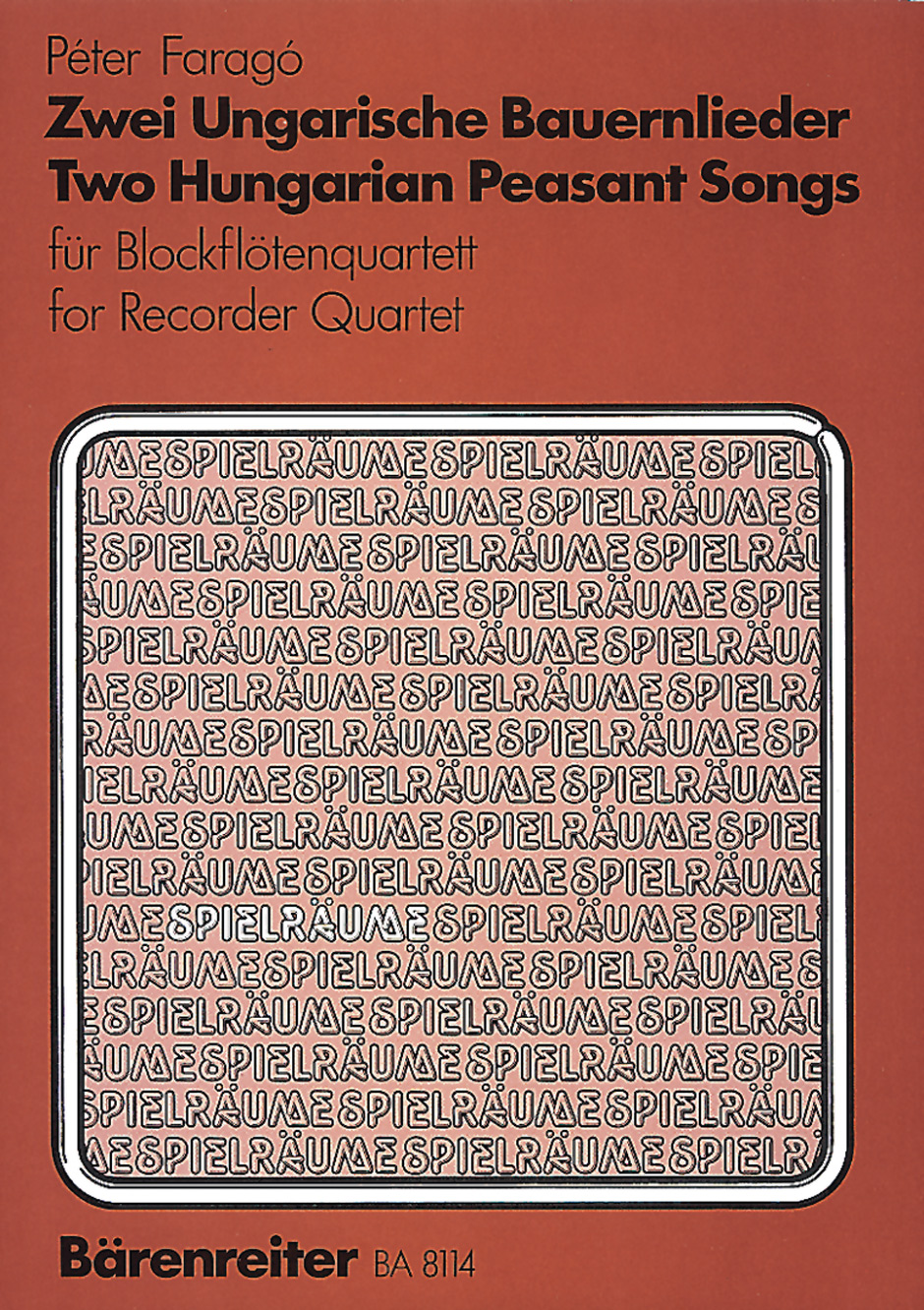 Front Cover Image Zwei ungarische Bauernlieder