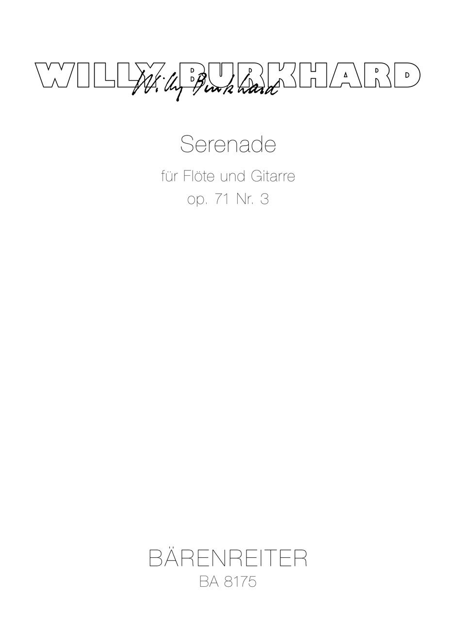Front Cover Image Serenade op. 71/3 (ca. 1945)