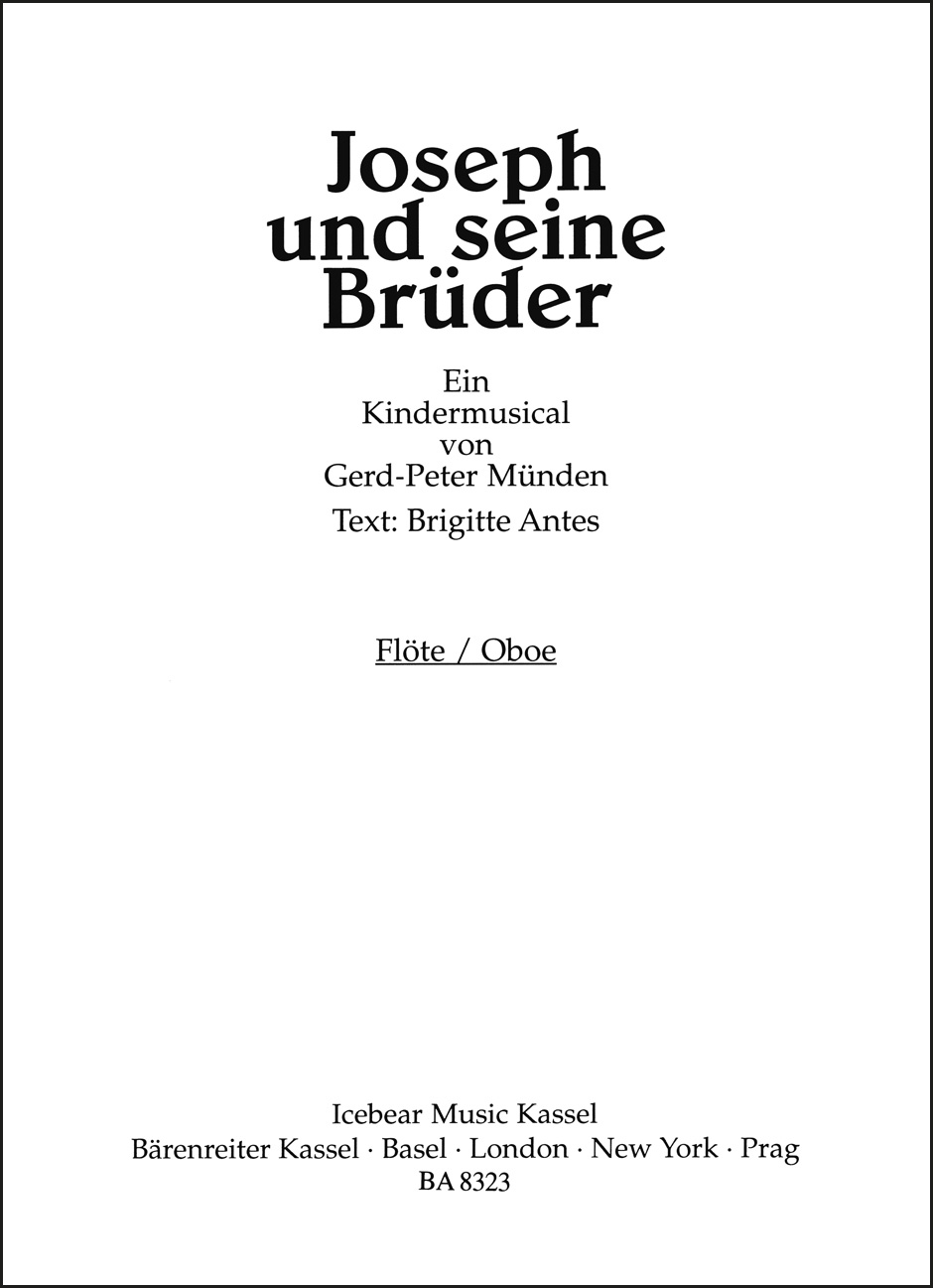 Front Cover Image Joseph und seine Brüder