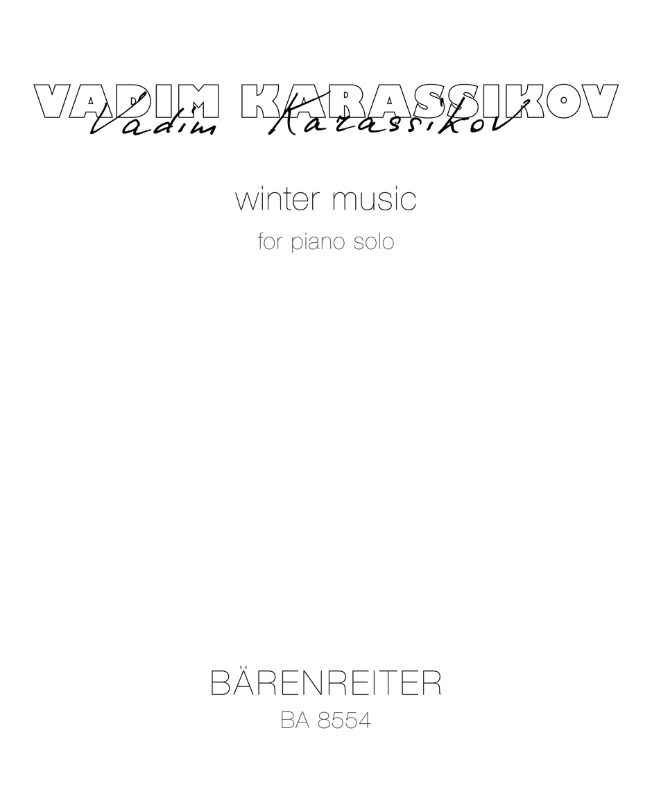 Front Cover Image winter music for piano solo (1995)