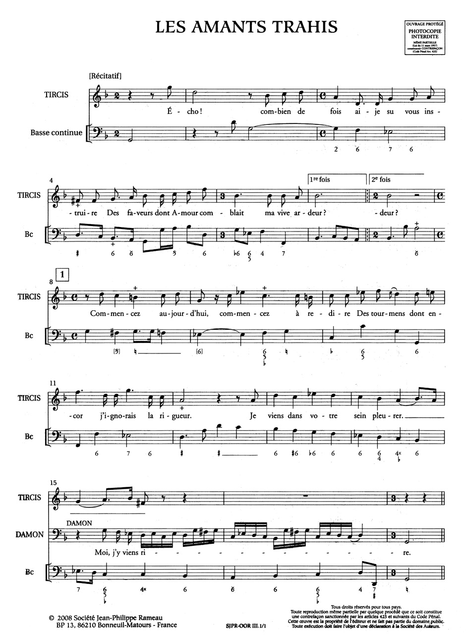 Other Cover Image Cantates pour voix de basse et en duo. Airs