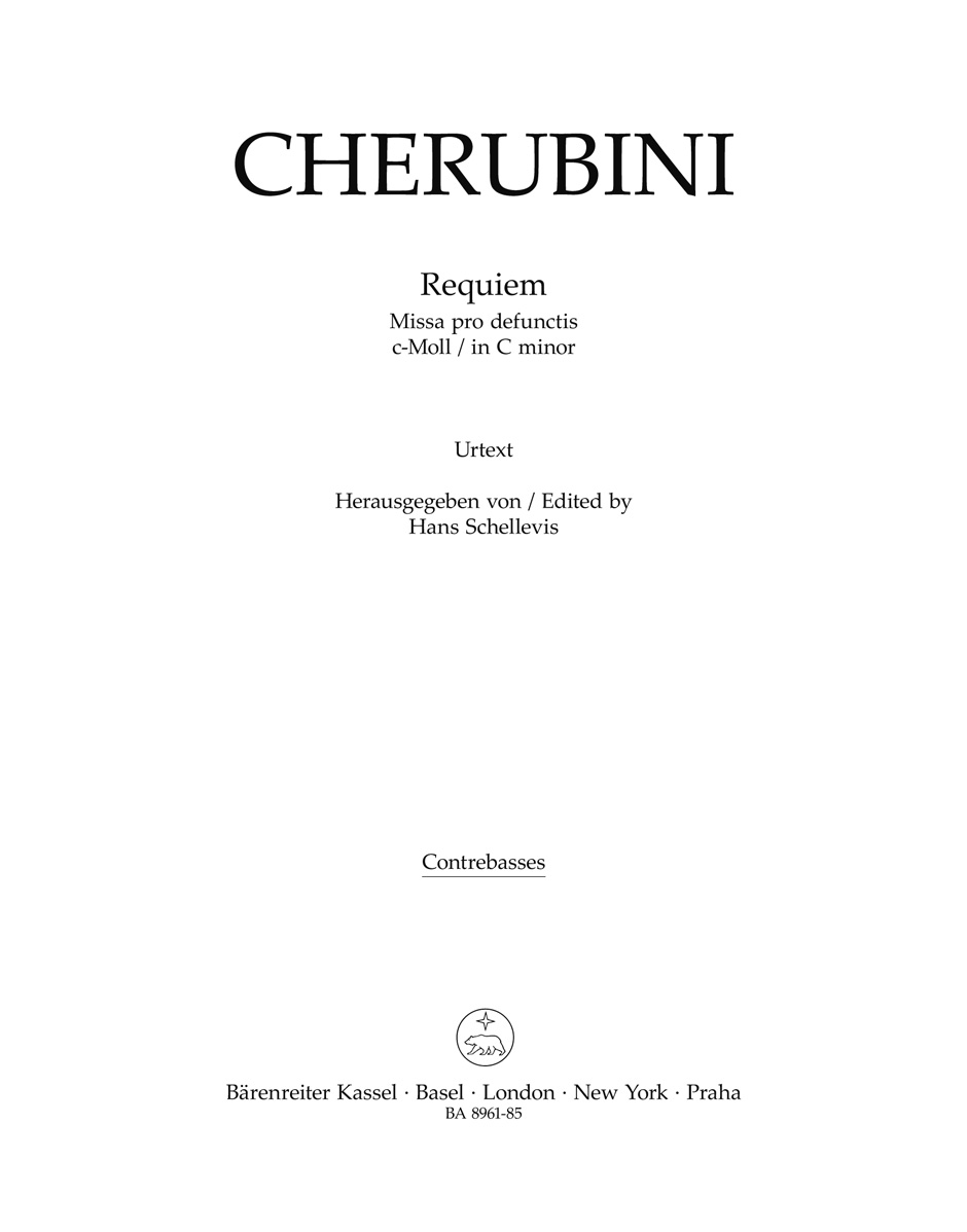 Front Cover Image Requiem c-Moll
