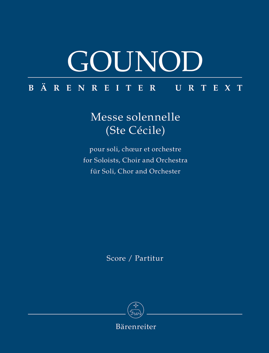 Front Cover Image Messe solennelle (Ste Cécile) für Soli, Chor und Orchester