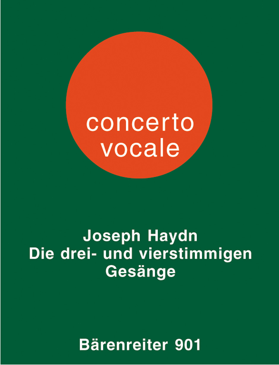 Front Cover Image Die drei- und vierstimmigen Gesänge