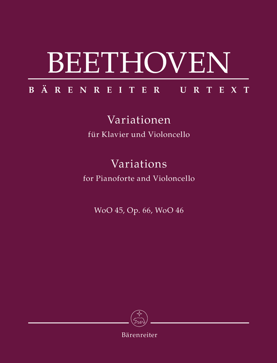Front Cover Image Variationen für Klavier und Violoncello op. 66, WoO 45, 46