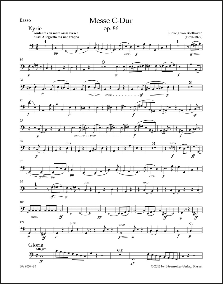 Front Cover Image Messe C-Dur op. 86