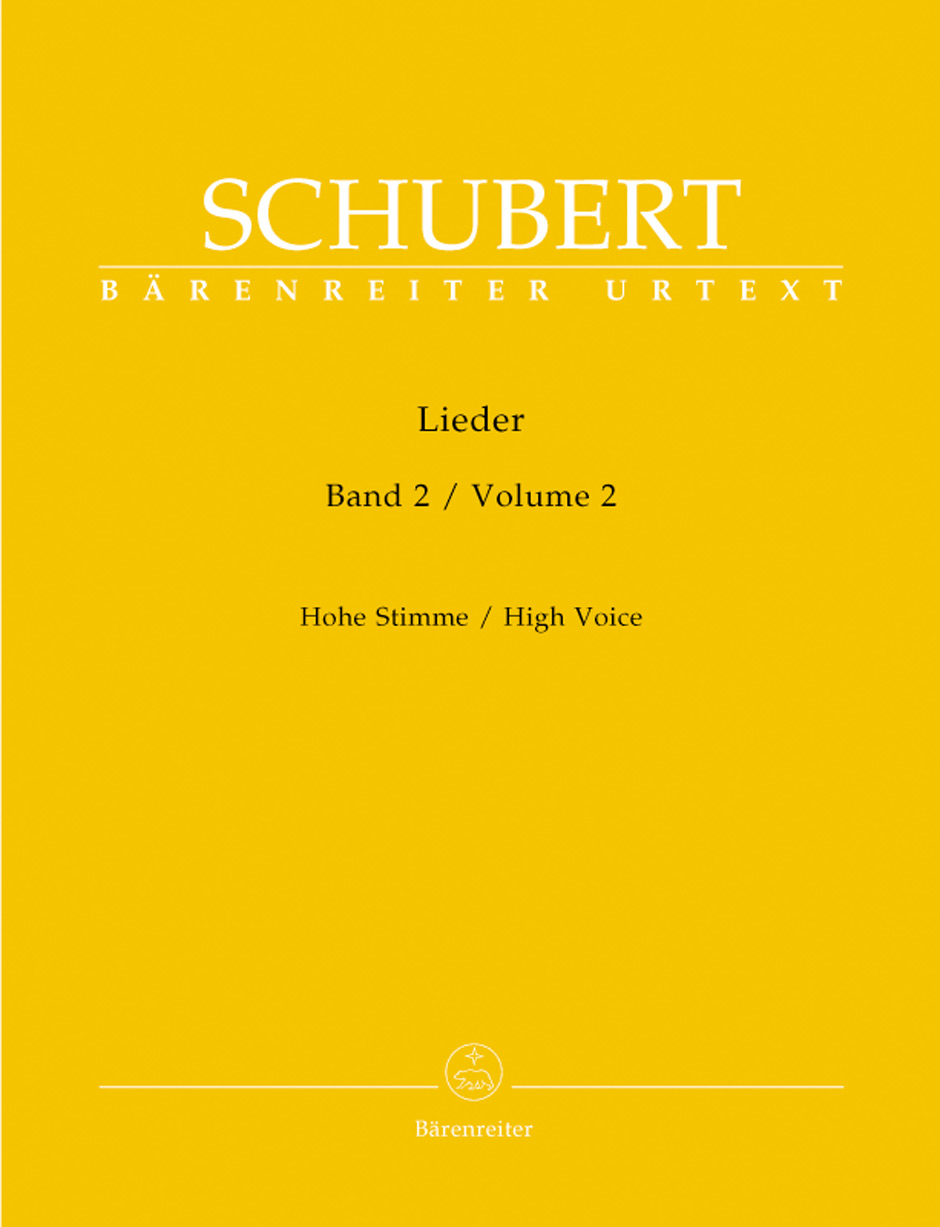 Front Cover Image Lieder, Band 2