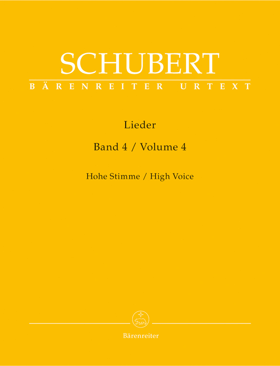 Front Cover Image Lieder, Band 4