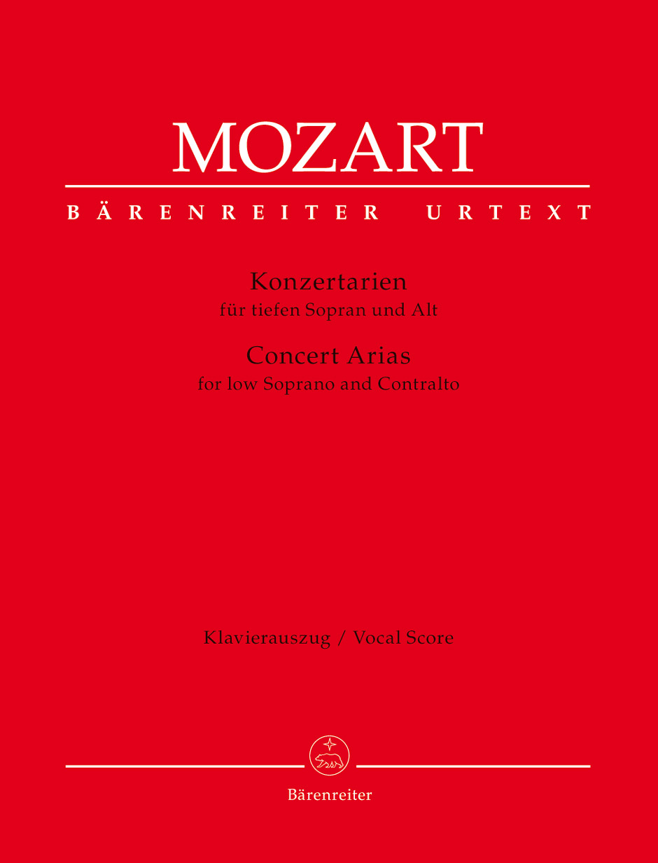 Front Cover Image Konzertarien für tiefen Sopran und Alt