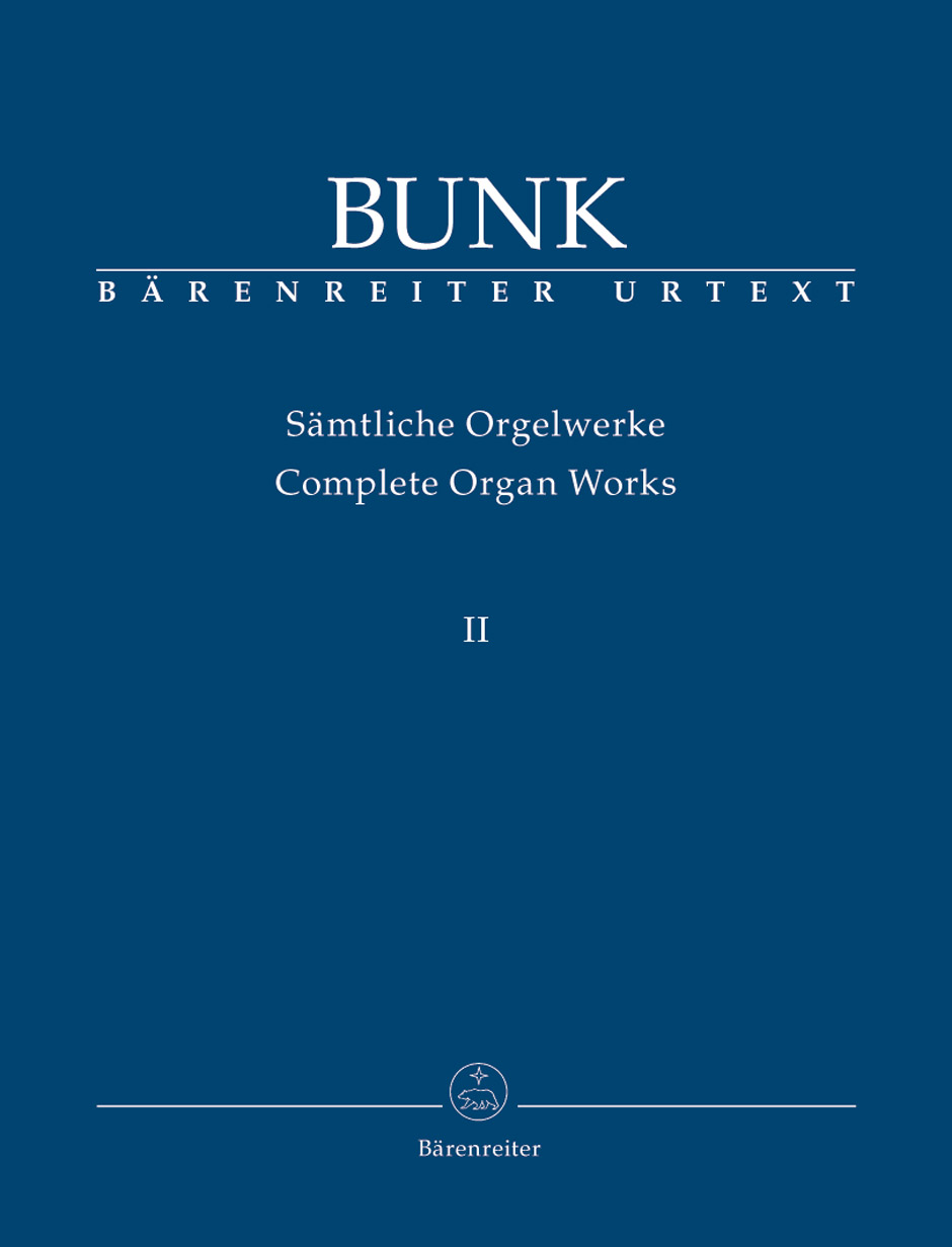 Front Cover Image Sämtliche Orgelwerke, Band II