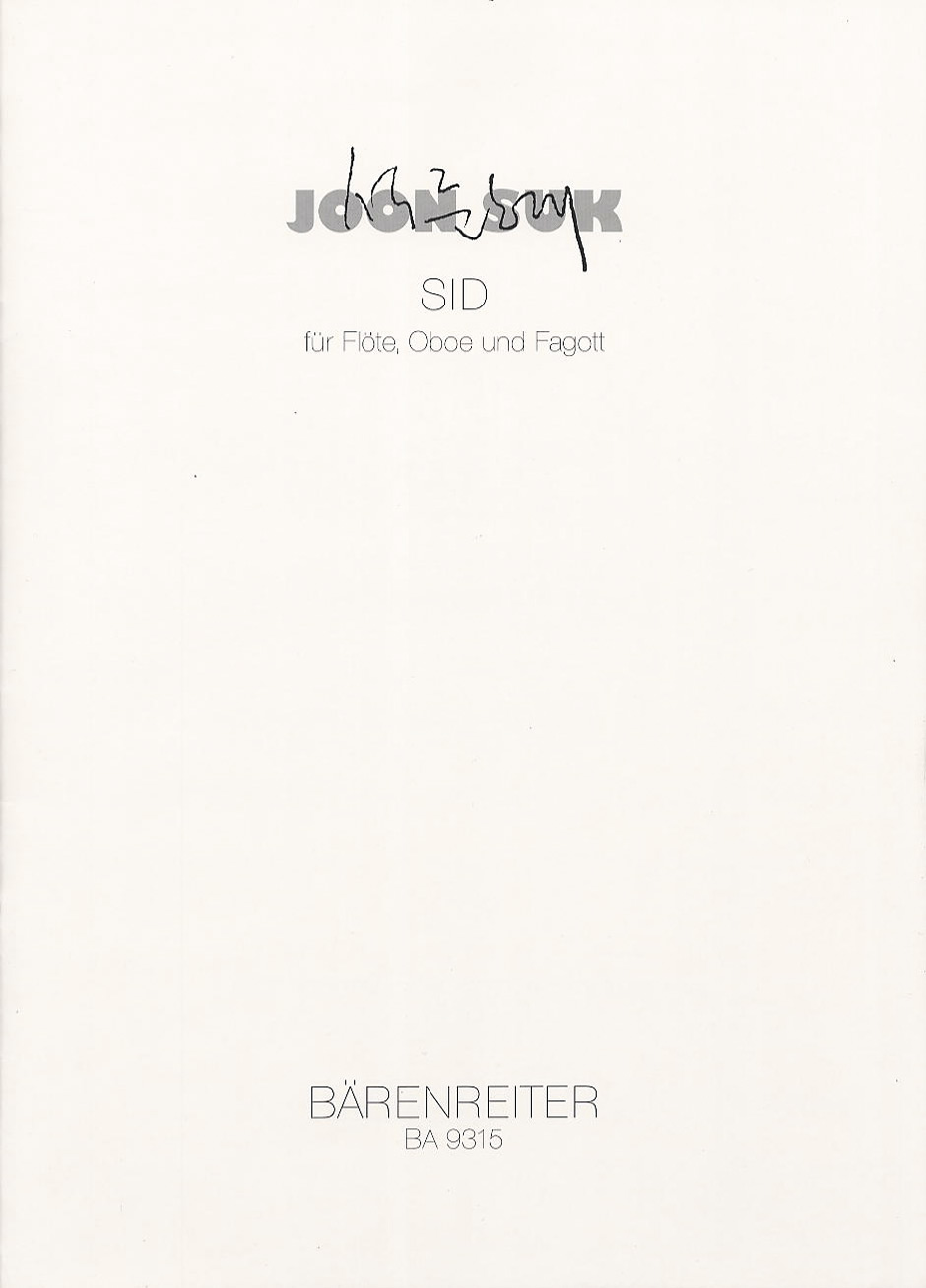 Front Cover Image Sid für Flöte, Oboe und Fagott
