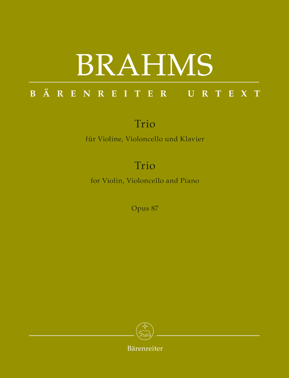 Front Cover Image Trio für Violine, Violoncello und Klavier op. 87