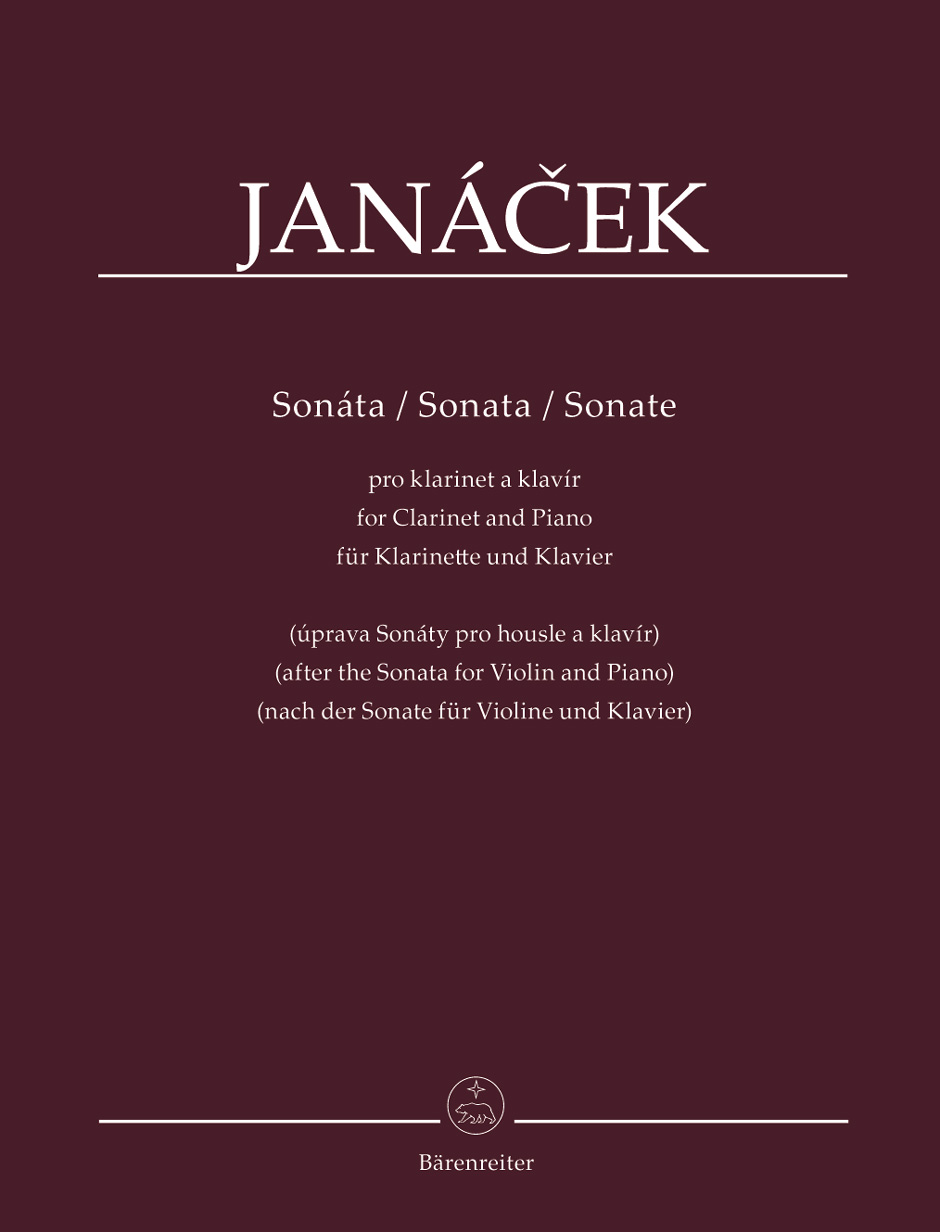 Front Cover Image Sonate für Klarinette und Klavier