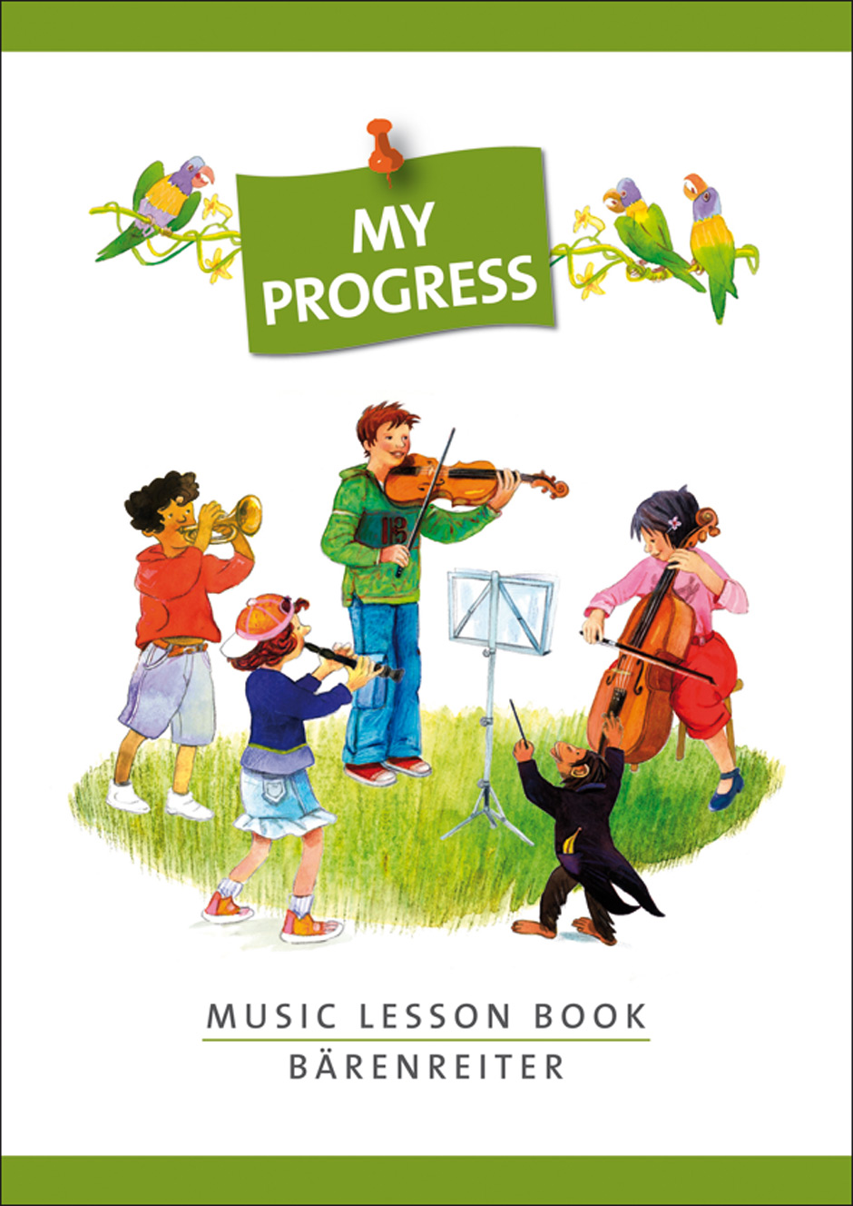 Front Cover Image My Progress. Music Lesson Book. Aufgabenheft (mit Stickerbogen)