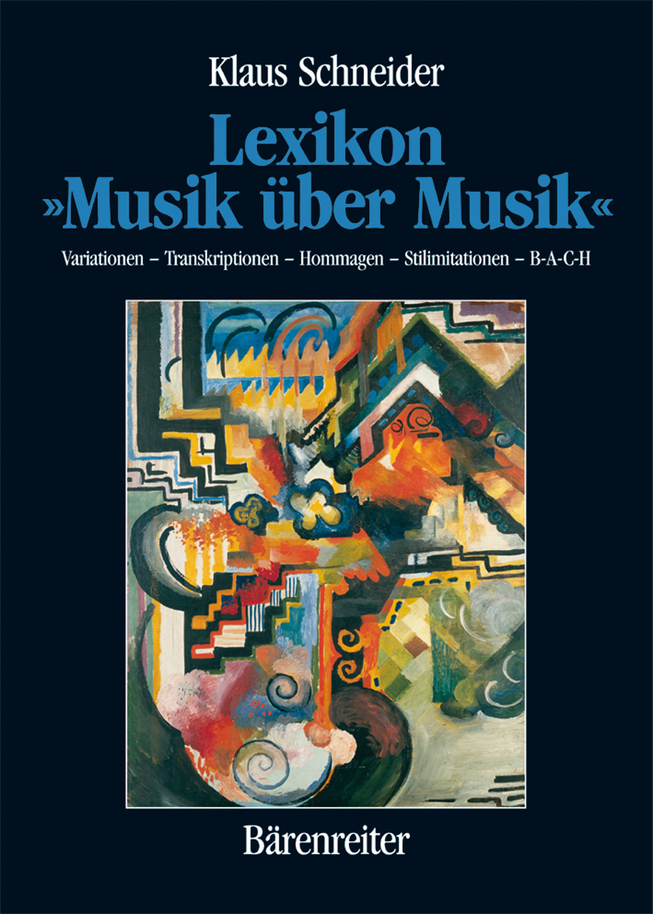 Front Cover Image Lexikon "Musik über Musik"