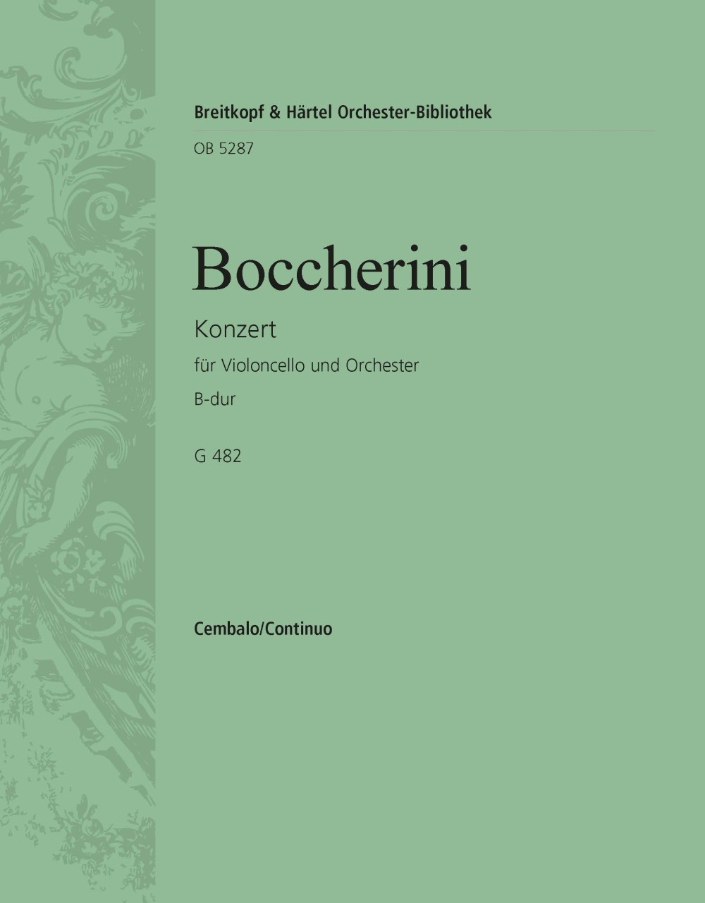 Front Cover Image Violoncellokonzert B-dur