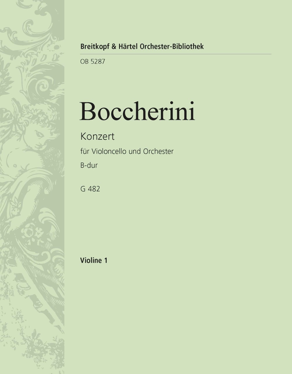 Front Cover Image Violoncellokonzert B-dur