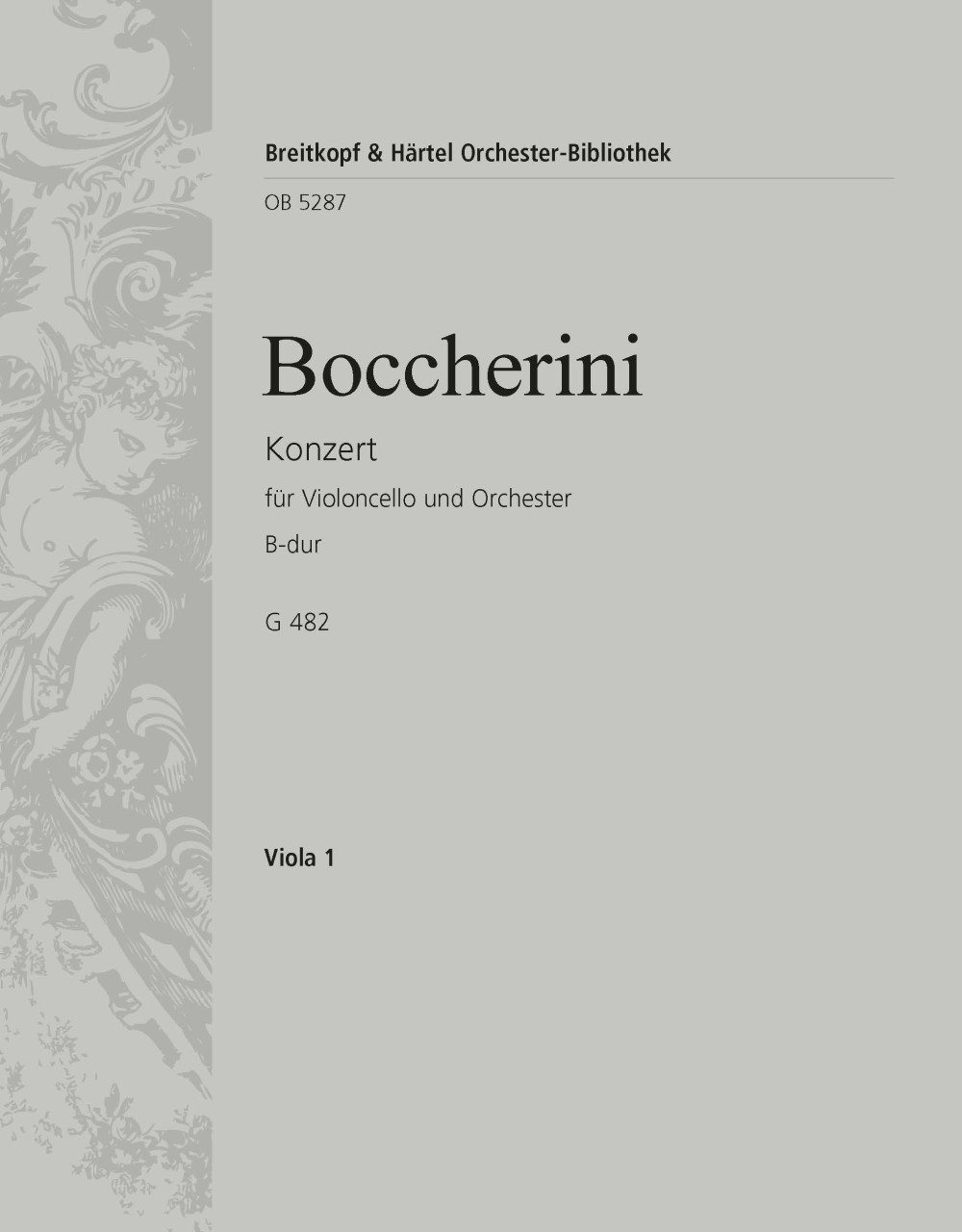 Front Cover Image Violoncellokonzert B-dur