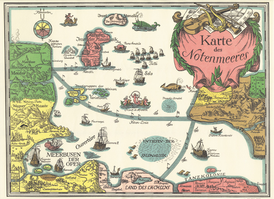 Front Cover Image Karte des Notenmeeres