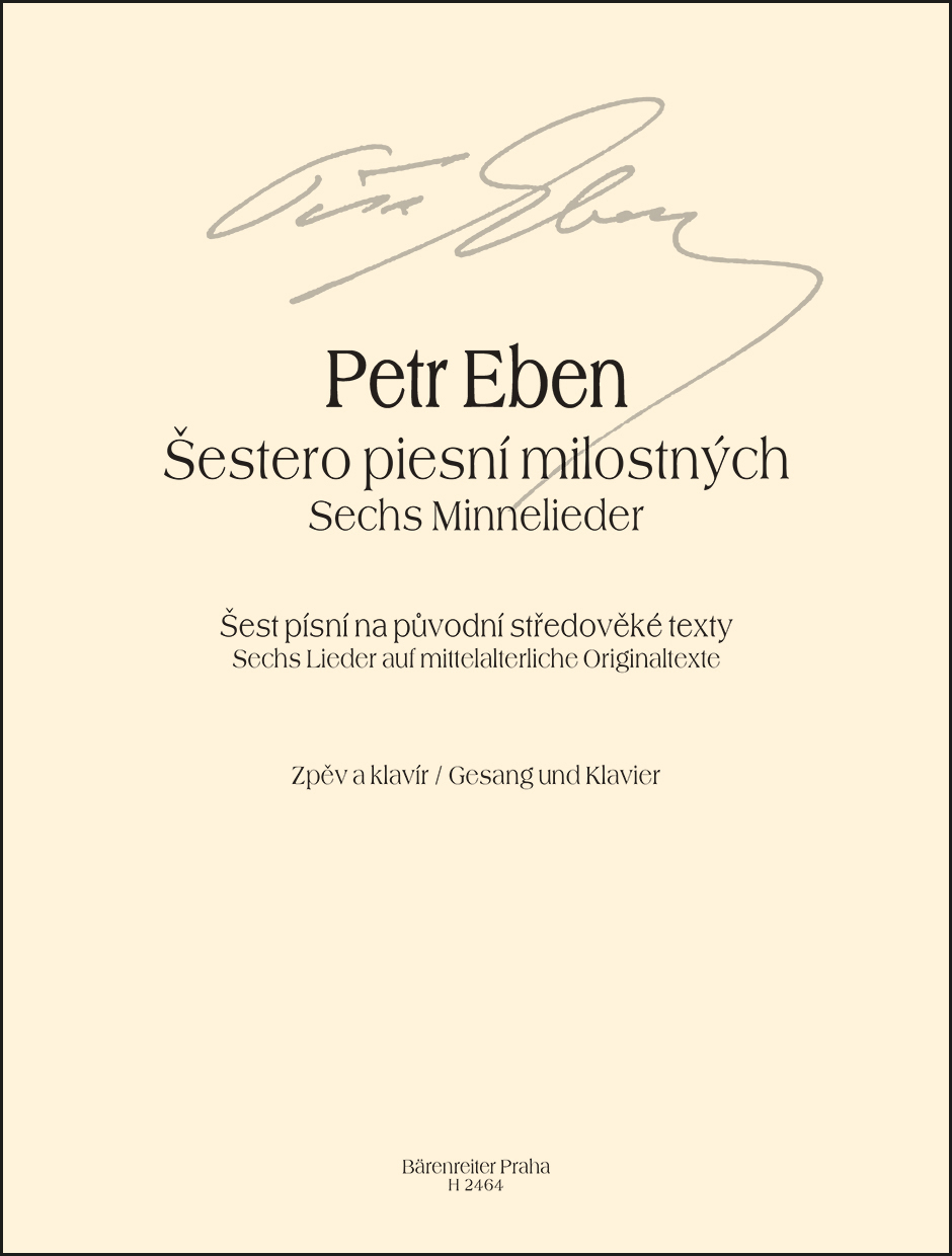 Front Cover Image Sechs Liebeslieder