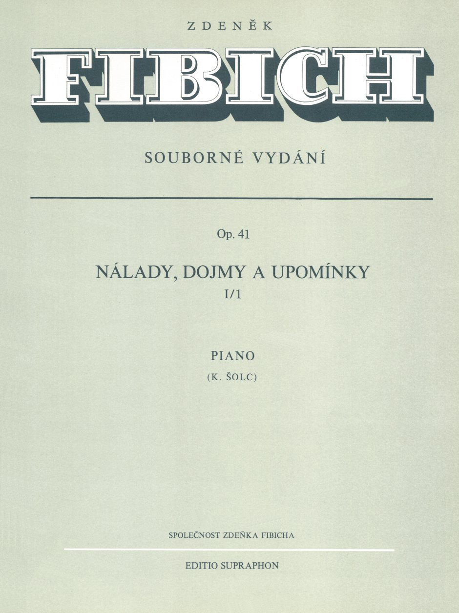 Front Cover Image Stimmungen, Eindrucke und Erinnerungen op. 41/I