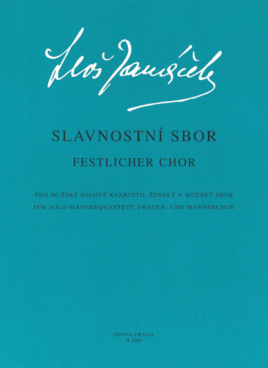 Front Cover Image Festlicher Chor für Solo-Männerquartett, Frauenchor und Männerchor, Klavier