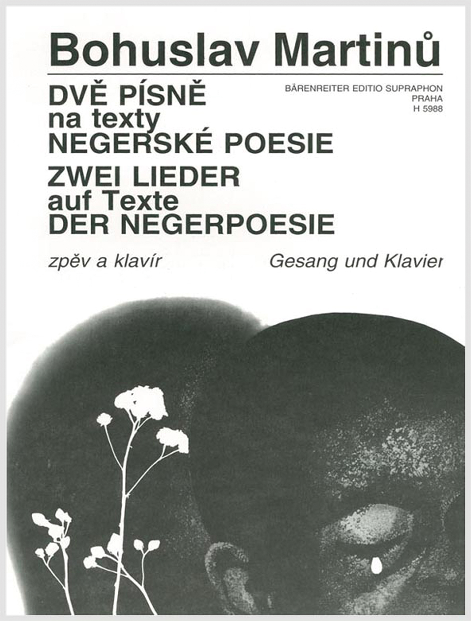 Front Cover Image Zwei Lieder nach Texten der Negerpoesie