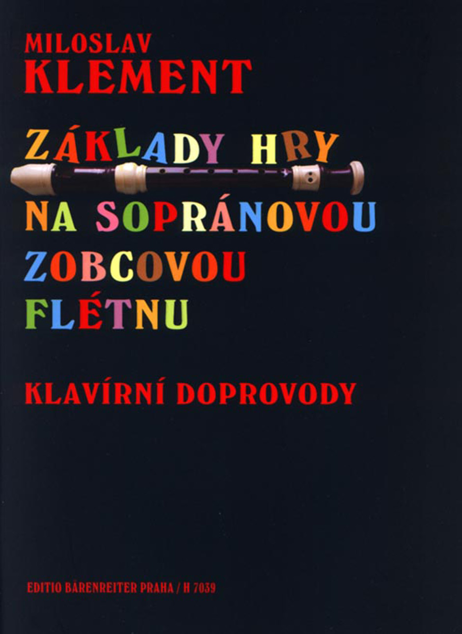 Front Cover Image Grundlagen des Blockflötenspieles - Klavier-begleitungen