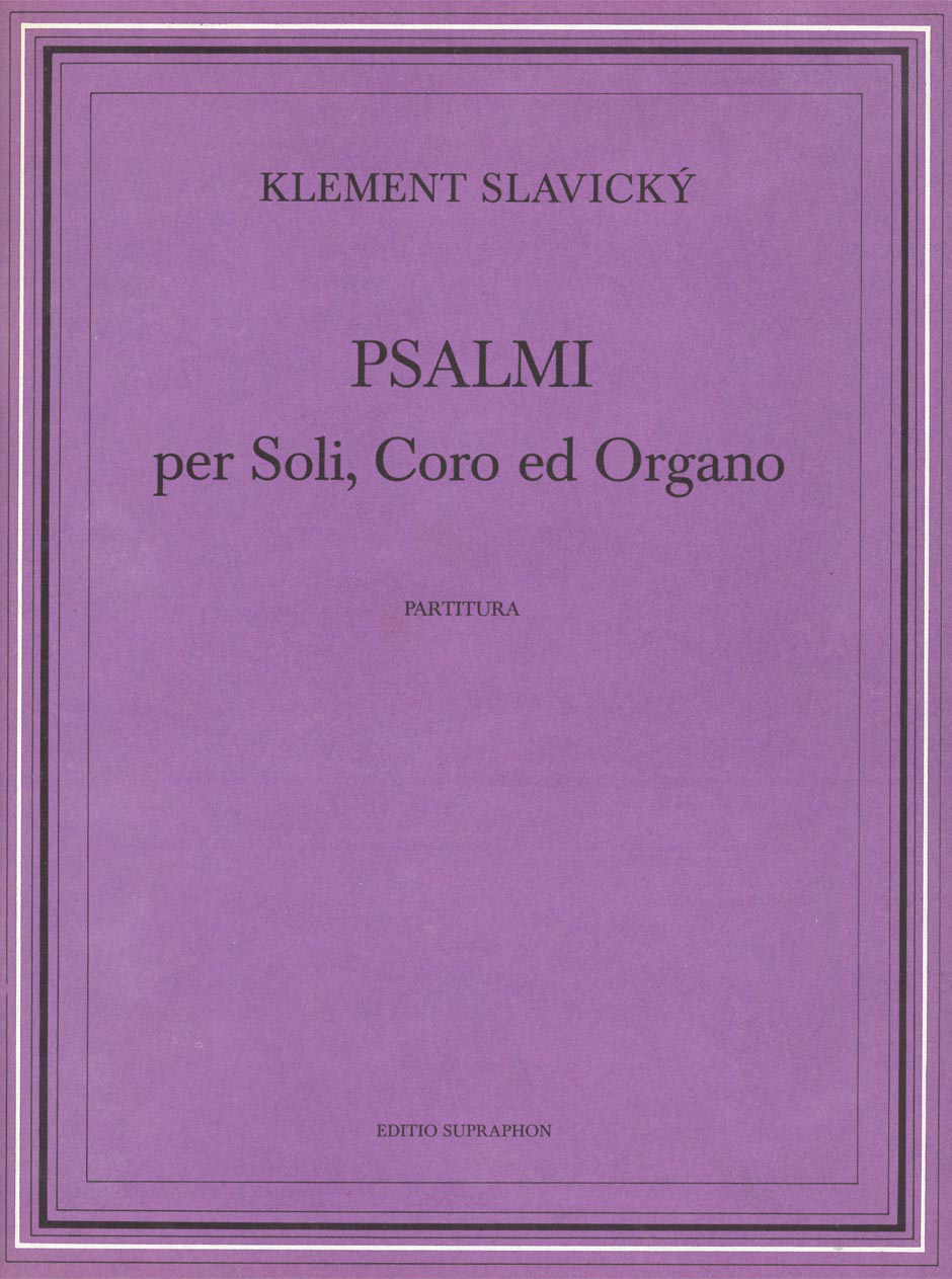 Front Cover Image Psalmi für Soli, Chor und Orgel