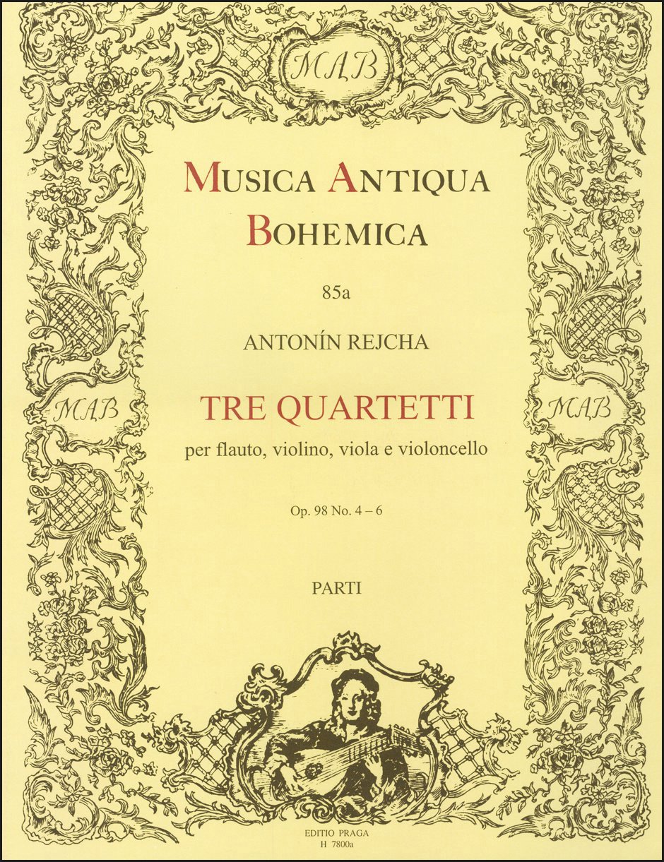 Front Cover Image Tre quartetti Nr. 4-6 e-Moll, A-Dur, D-Dur op. 98