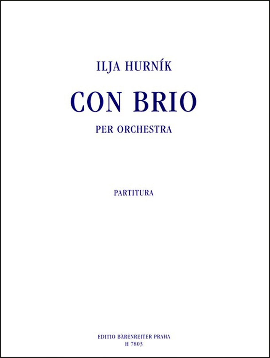 Front Cover Image Con brio per orchestra