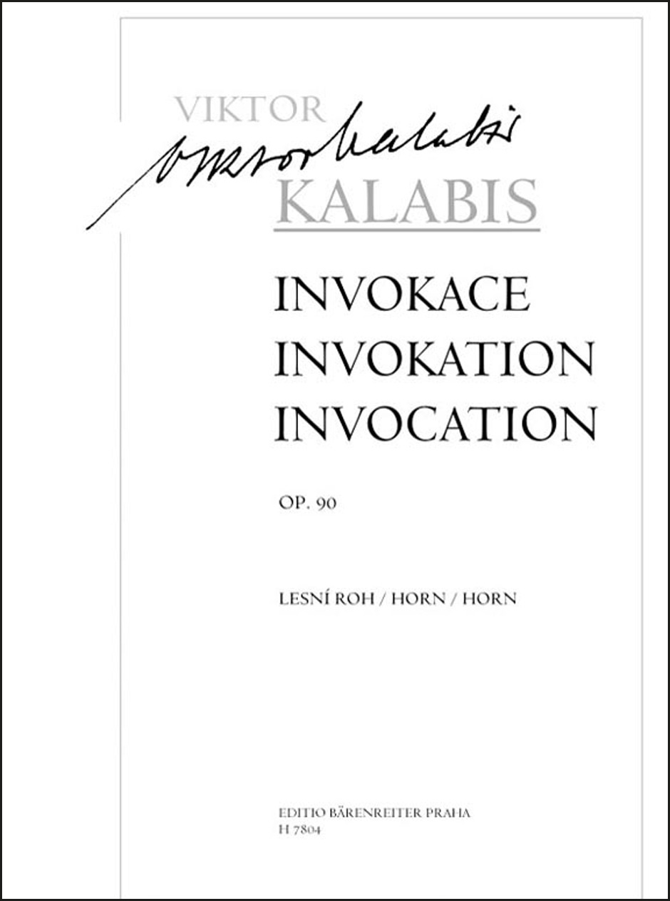 Front Cover Image Invokation op. 90