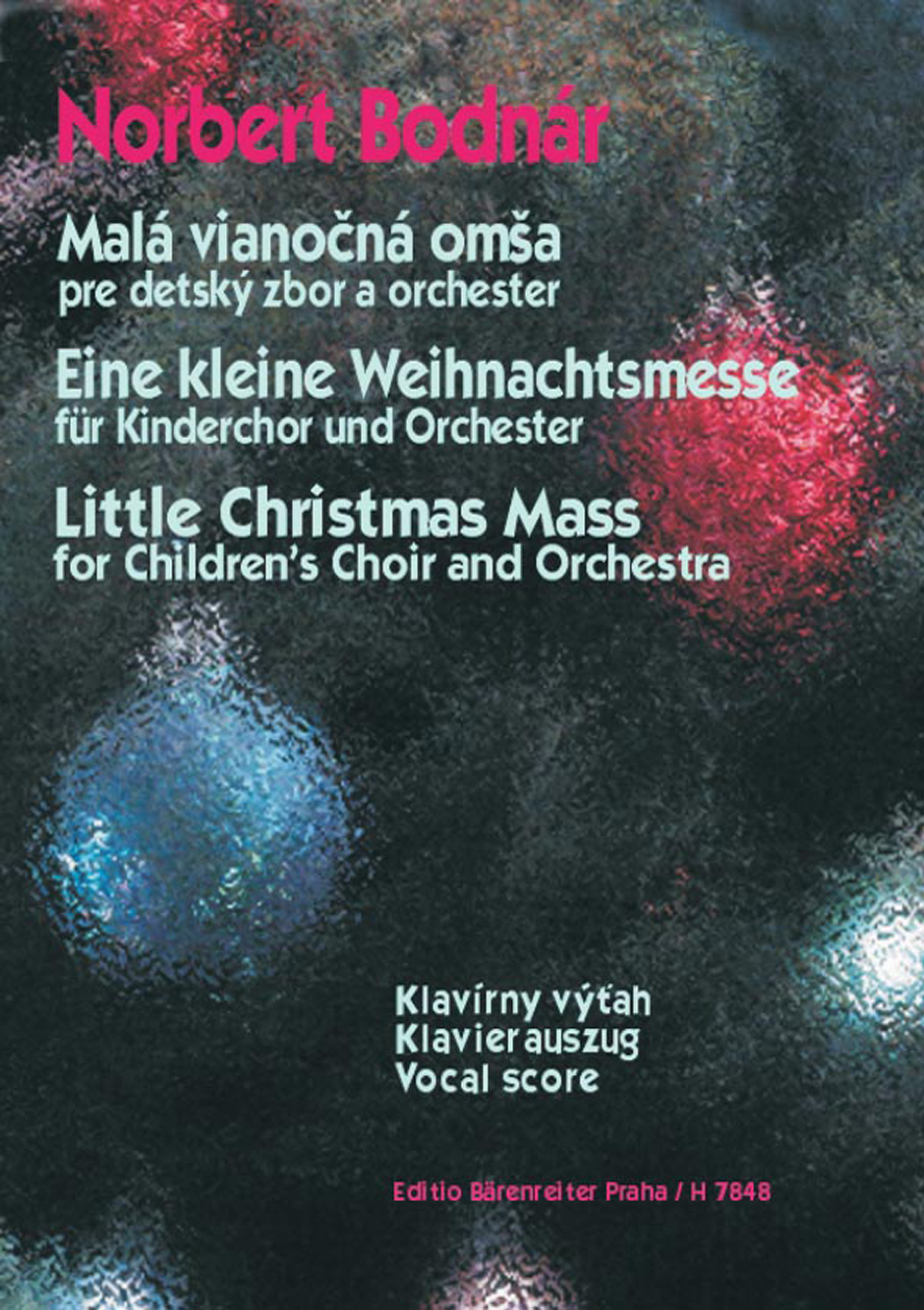Front Cover Image Eine kleine Weihnachtsmesse für Kinderchor und Orchester