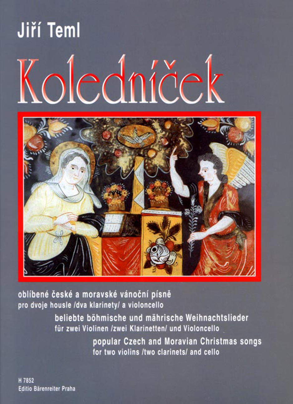 Front Cover Image Beliebte böhmische und mährische Weinnachtslieder
