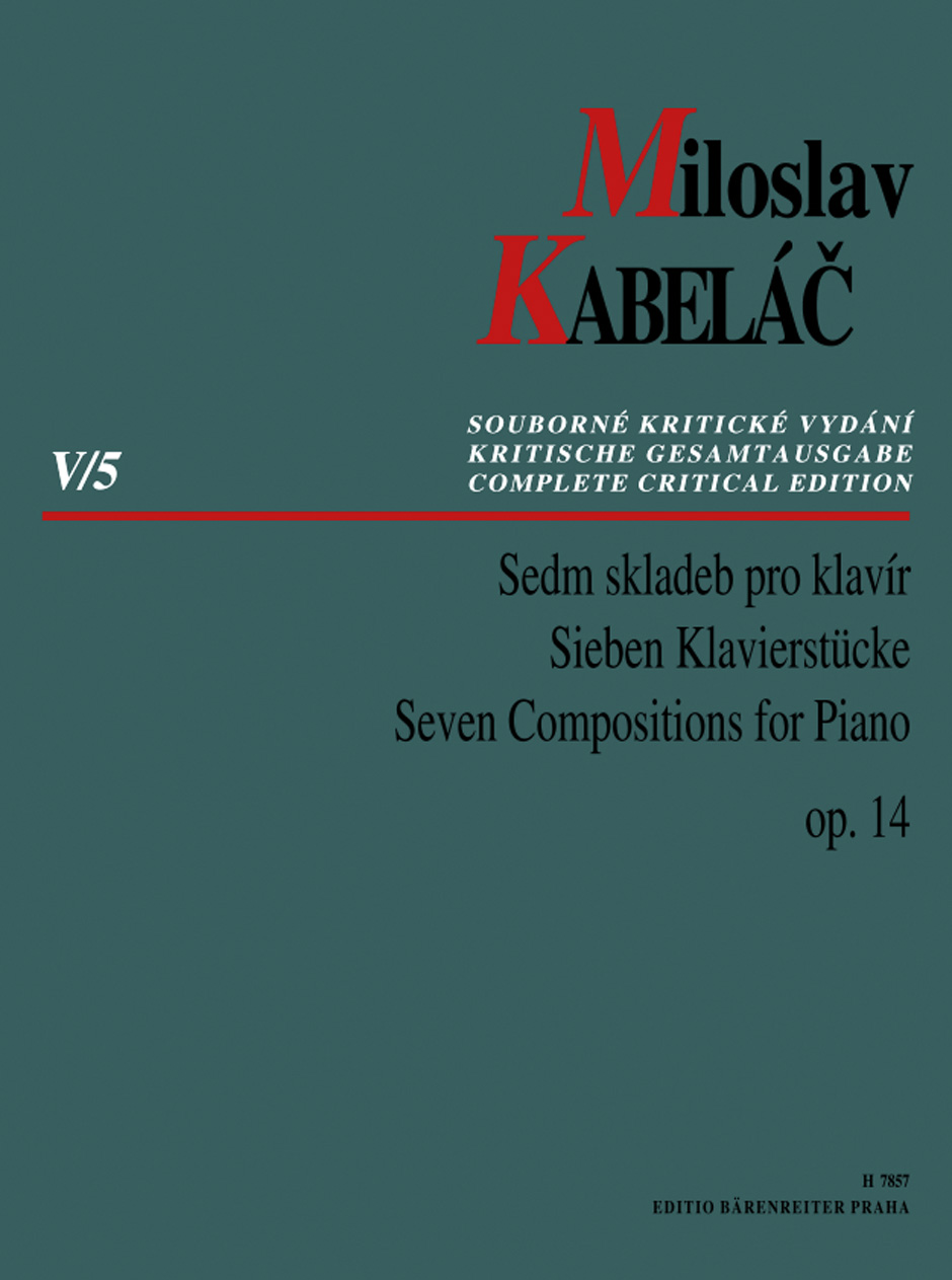 Front Cover Image Sieben Klavierstücke