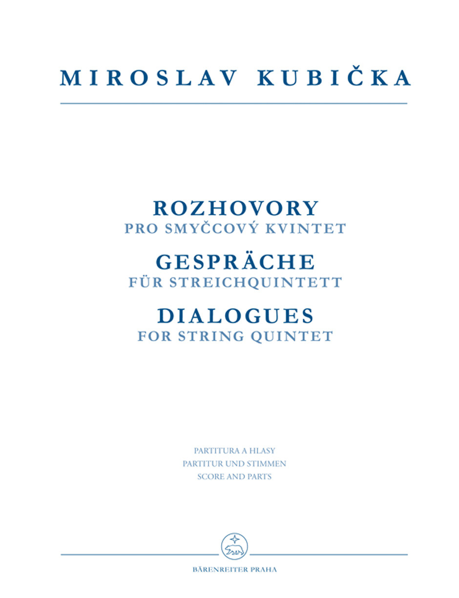 Front Cover Image Gespräche für Streichquintett
